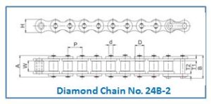 Diamond Chain No. 24B-2