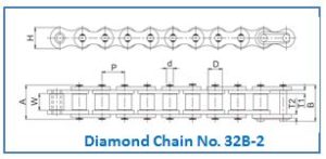 Diamond Chain No. 32B-2