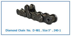 Diamond Chain No. D 481 , Size 3 , 240-1 .