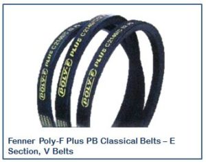 Fenner Poly-F Plus PB Classical Belts – E Section, V Belts