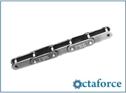 304 Series Stainless Steel C-Type Double Pitch Roller Chain - Conveyor Corrosion Resistant Chain