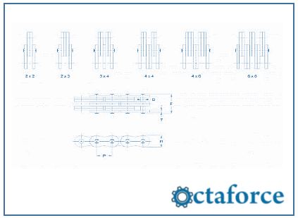 ANSI Standard BL Series Leaf Chain