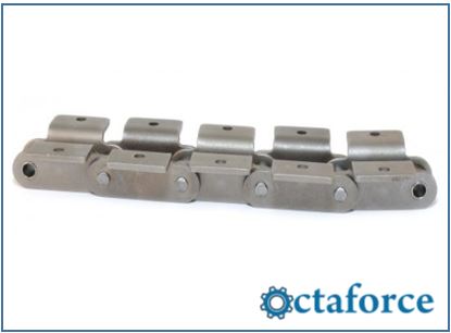 ANSI Standard Double Pitch Roller Chain – K-1 Attachment - Conveyor Chain