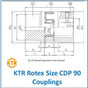 KTR Rotex Size CDP 90 Coupling