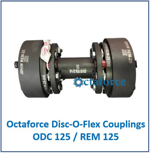 Octaforce Disc-O-Flex Couplings ODC 125 / REM 125
