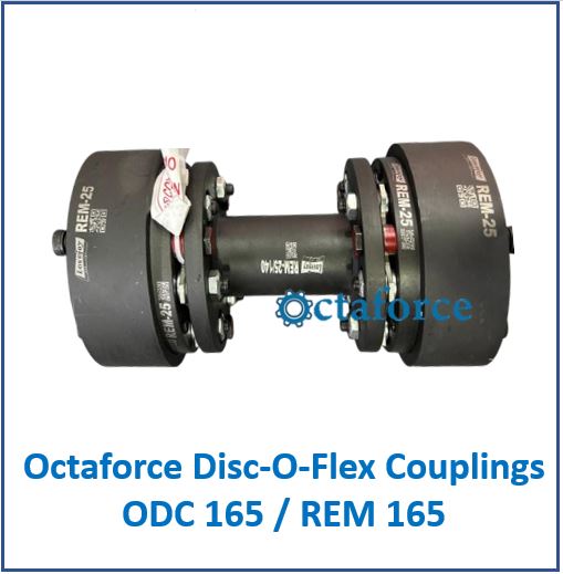 Octaforce Disc-O-Flex Couplings ODC 165 / REM 165