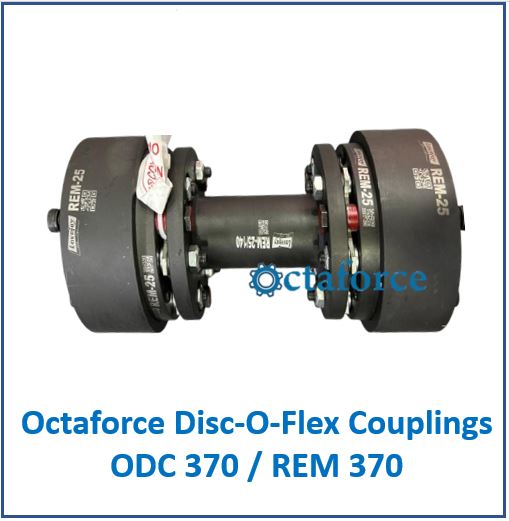 Octaforce Disc-O-Flex Couplings ODC 370 / REM 370