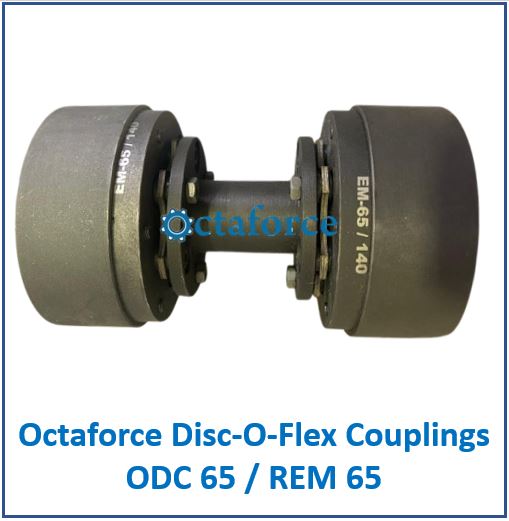 Octaforce Disc-O-Flex Couplings ODC 65 / REM 65