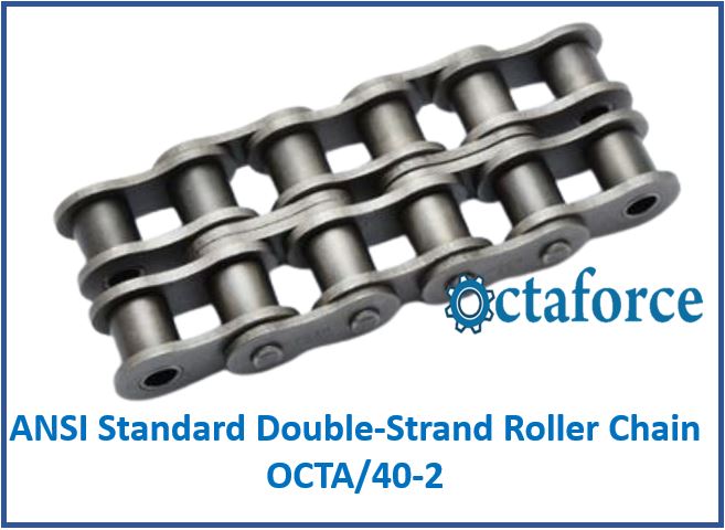 OCTA/40-2 ANSI Standard Double-Strand Roller Chain